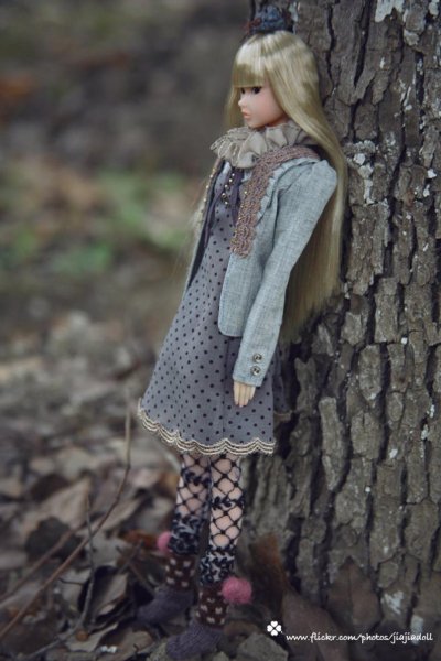 Photo3: coffee dot pompom socks (3)