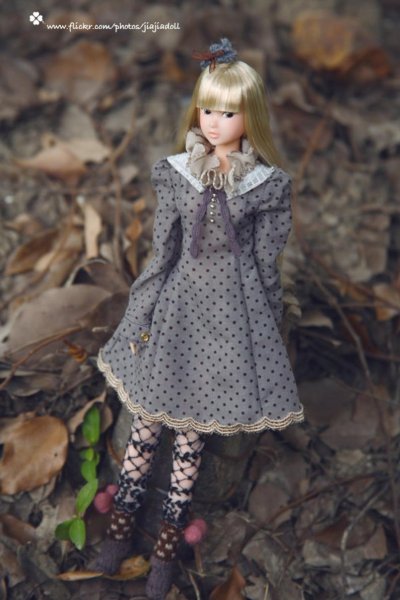 Photo4: coffee dot pompom socks (4)