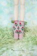 Photo2: pink flower bowknot socks (2)