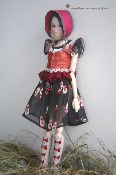 Photo3: Bowknots stocking socks in cream white (3)