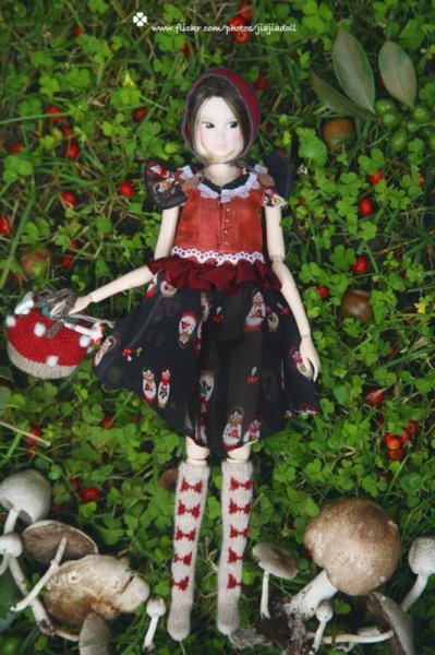 Photo6: Bowknots stocking socks in cream white (6)