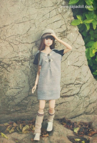 Photo4: cream stripe leg warmers (4)