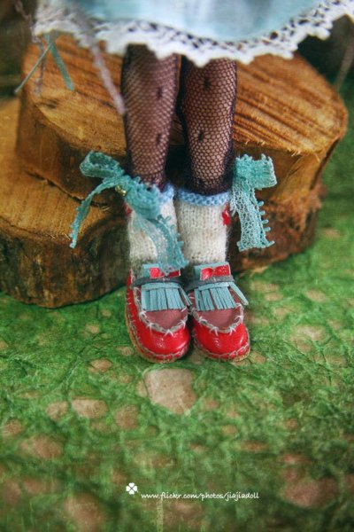 Photo5: coffee red mushroom socks (of imited Rabbit Set) (5)