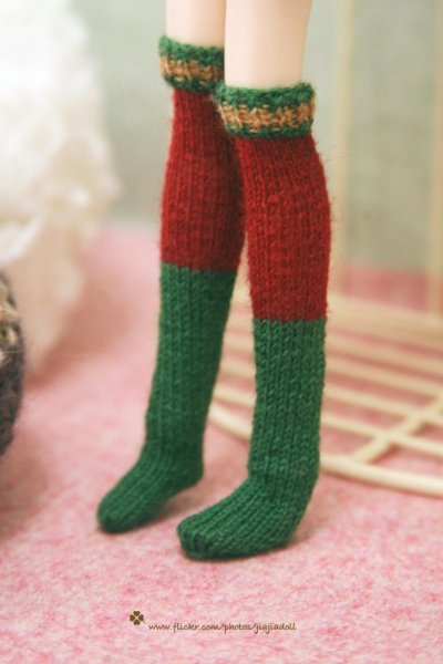 Photo2: red and green stocking (2)
