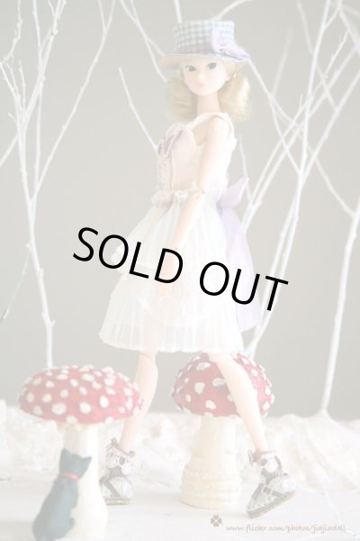 Photo5: coffee milk camel lace bowknot socks (5)