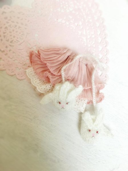 Photo6: bunny mittens gloves (6)