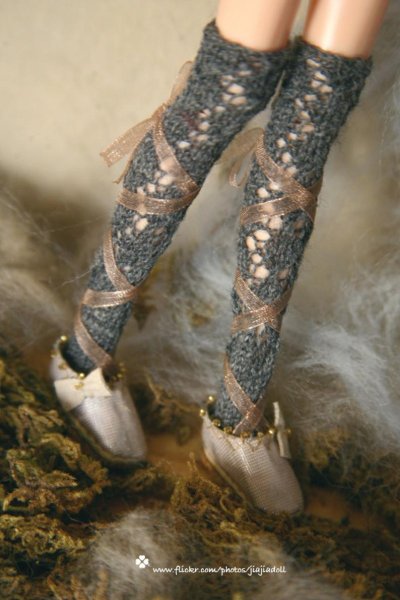 Photo3: dark grey stockings (Andy's little red dress dream) (3)