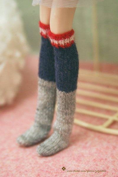 Photo2: blue and grey stocking (2)