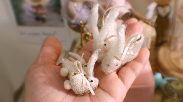 Photo8: 1:12 scare Bunny or Bear Hand Knited boots (8)