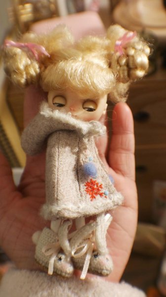 Photo6: 1:12 scare Bunny or Bear Hand Knited boots (6)