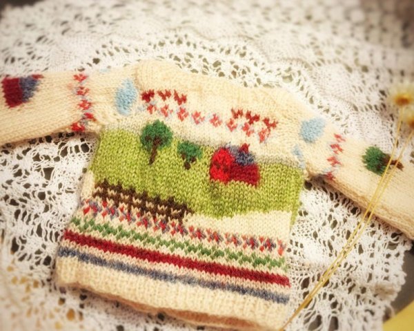 Photo2: happy farm sweater  (2)