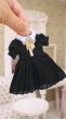 Photo2: Black classic dress (of Alice set) (2)