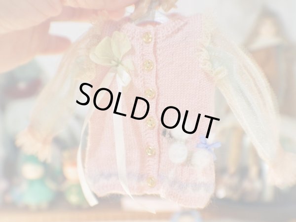 Photo2:  Cute Animals - poodle dog sweater in pink (2)