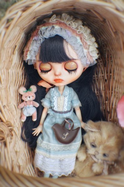 Photo2: coffee leather bird bag of(Forest Girl Set) (2)