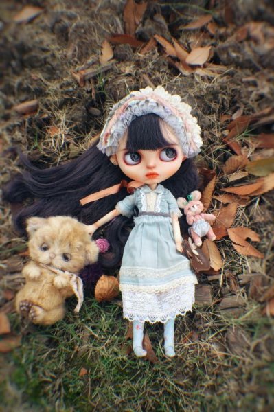 Photo12: coffee leather bird bag of(Forest Girl Set) (12)