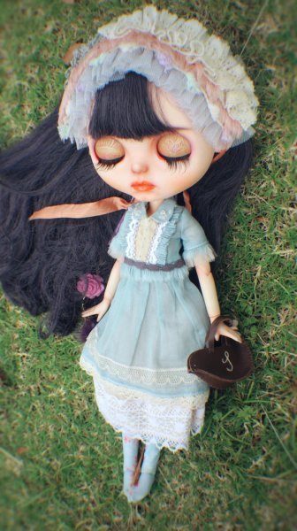 Photo10: coffee leather bird bag of(Forest Girl Set) (10)