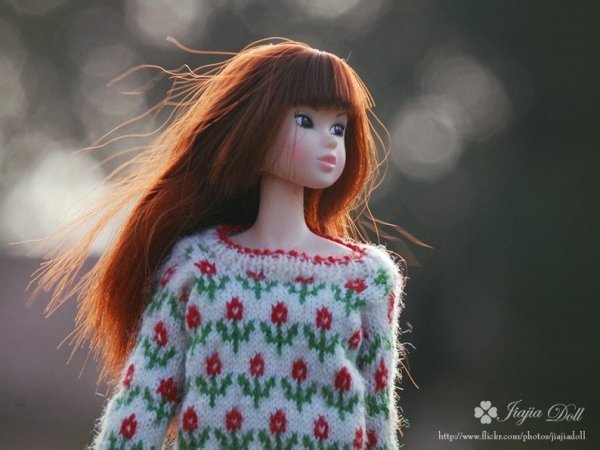 Photo3: red flower sweater (3)