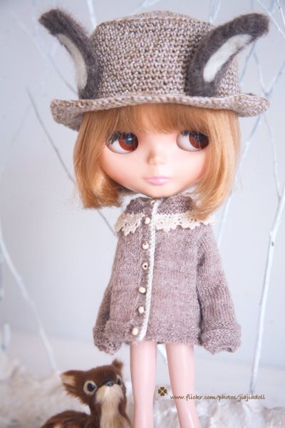 Photo4: Mr rabbit cotton straw hat (4)