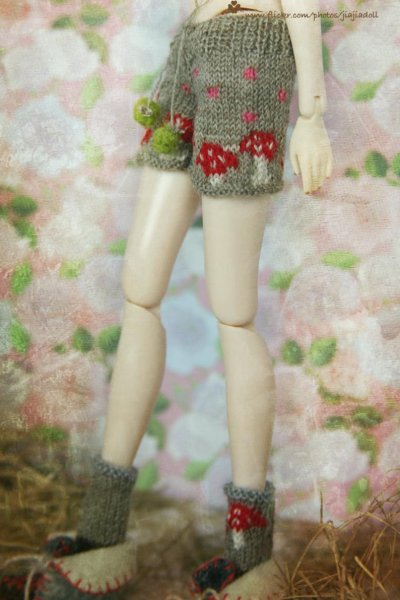 Photo4: mushroom shorts in camel (4)