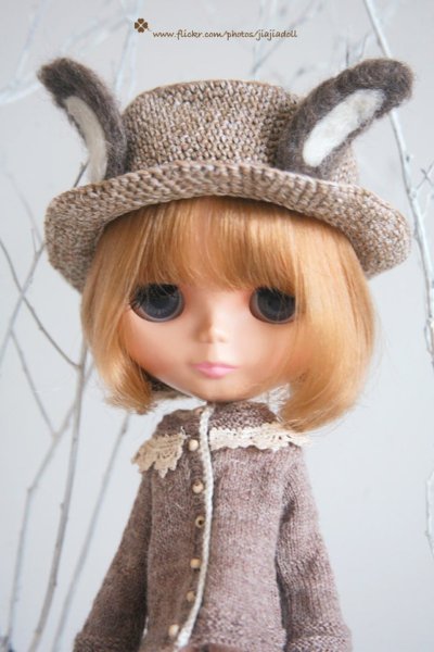 Photo3: Mr rabbit cotton straw hat (3)