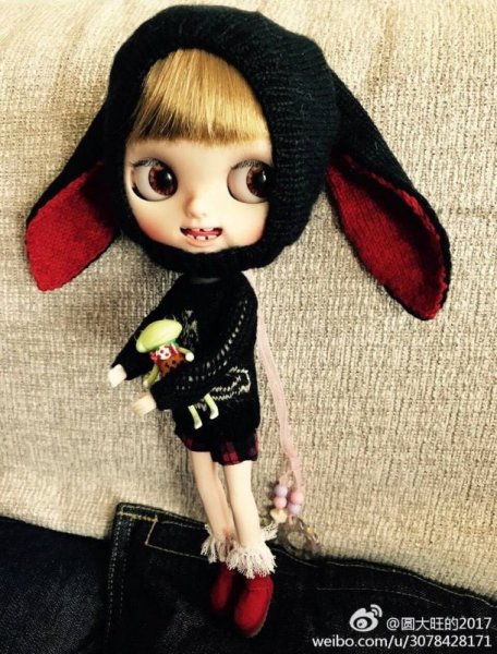 Photo6: bunny hat in grey (6)