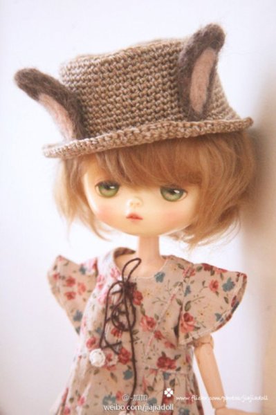 Photo5: Mr rabbit cotton straw hat (5)