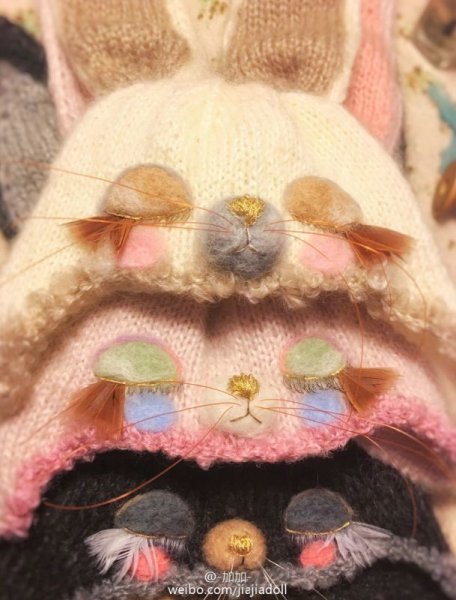 Photo12: sleeping kitty hat in mint (12)