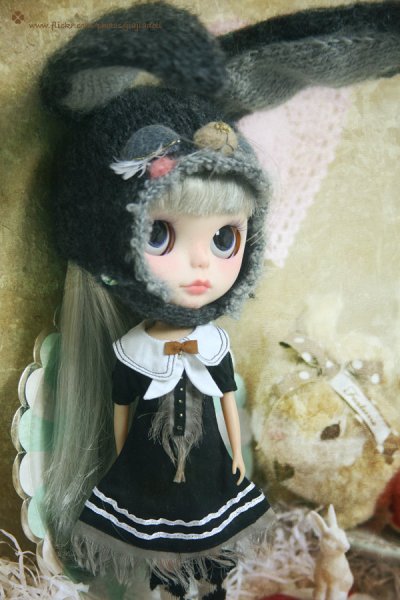 Photo13: sleeping kitty hat in mint (13)