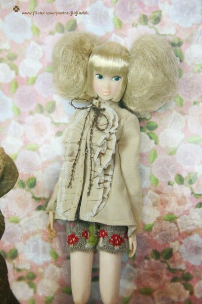 Photo2: mushroom shorts in cream (2)