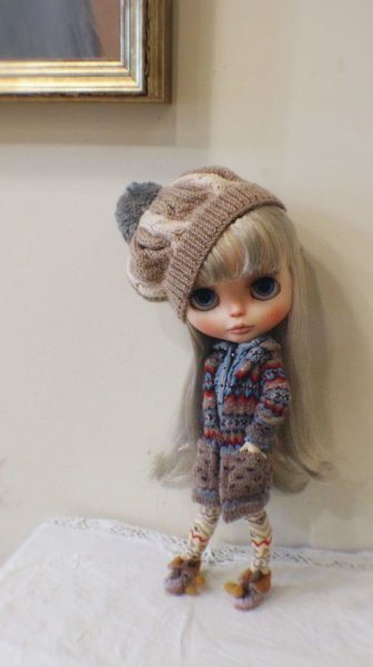 Photo9: camel meat dumpling pompom hat (9)