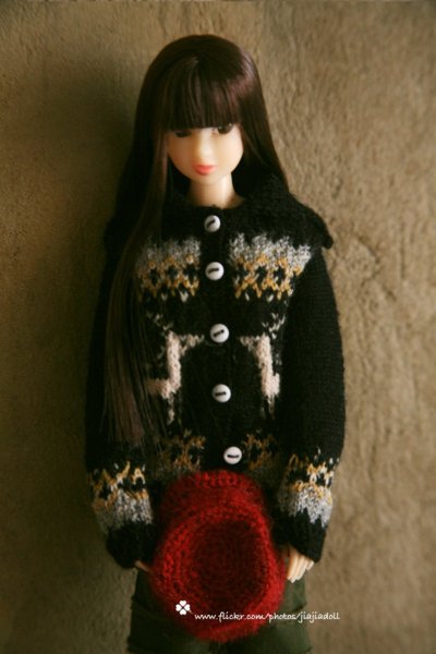Photo3: black deer sweater (3)