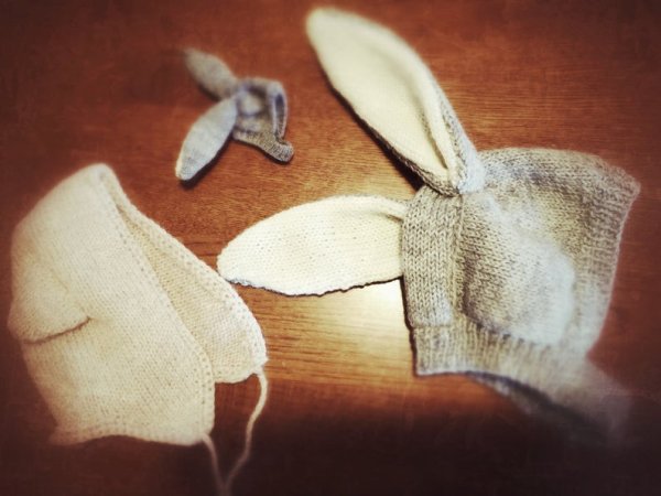 Photo4: bunny and kitty hat (4)