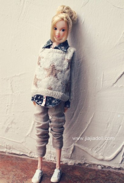 Photo4: stars sweater in white (4)