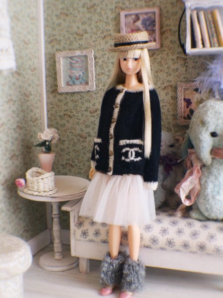 Photo6: chanel sweater in Black and white (6)