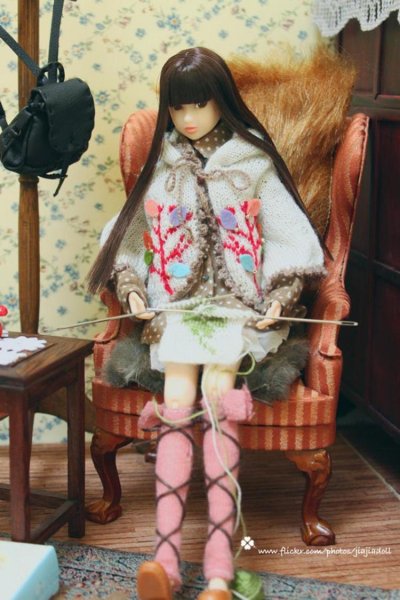 Photo2: tree sweater hooded cardigan in colored white (2)