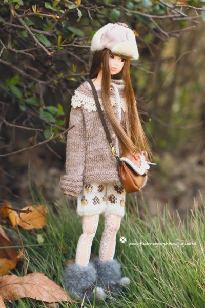 Photo4: camel lace sweater (4)