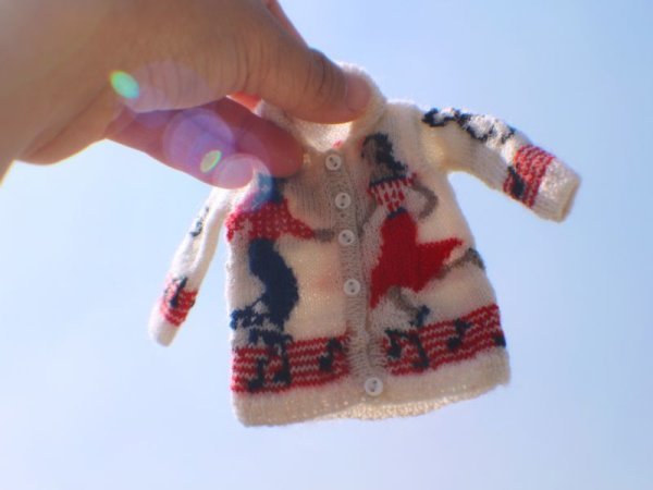 Photo3: vintage style dancing and music sweater (3)