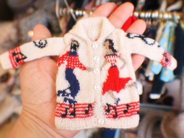 Photo2: vintage style dancing and music sweater (2)