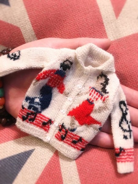 Photo4: vintage style dancing and music sweater (4)