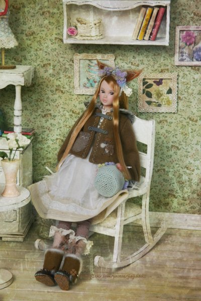 Photo3: squirrel boots shoes (of squirrel set) 3 ways to wear (3)