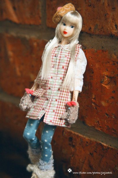 Photo4: camel twist bowknot gloves (4)