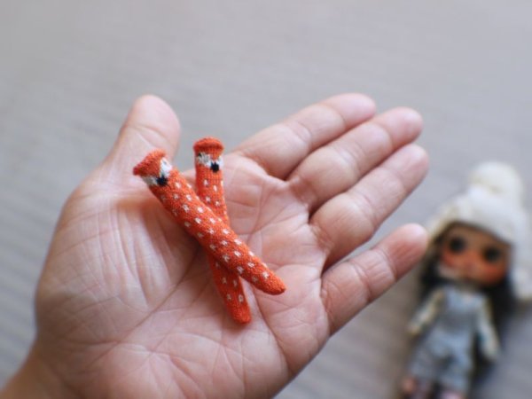 Photo5: Fox stockings in orange (5)