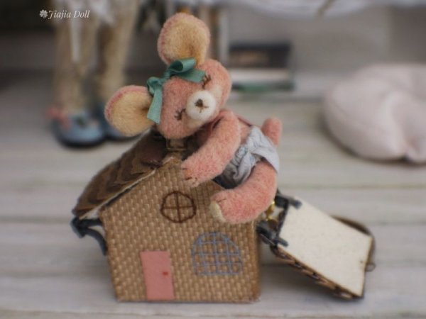 Photo5: smile pink little bear (5)