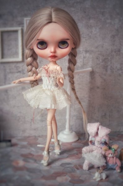 Photo8: Sleeping Bunny in soft pink (8)