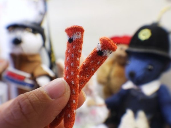 Photo3: Fox stockings in orange (3)