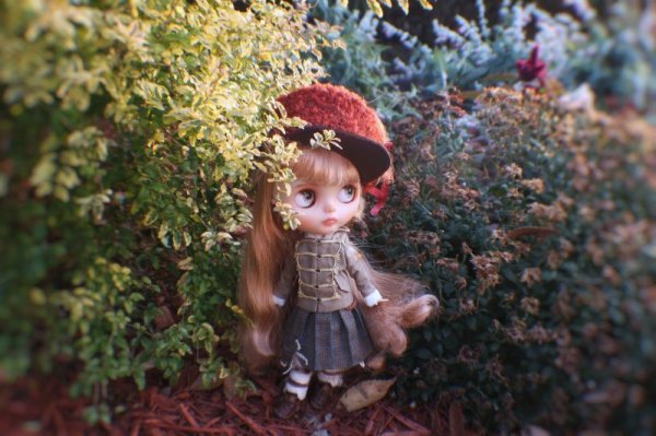 Photo11: coffee classical checked stockings (of find my red velvet set) (11)