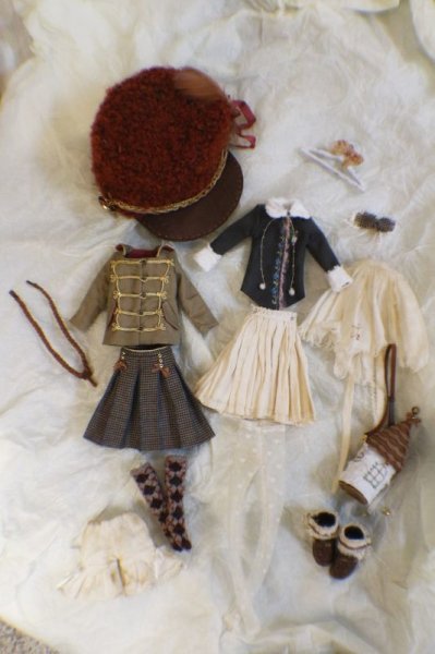 Photo19: Special flower leather fur boots (of find my red velvet set) (19)