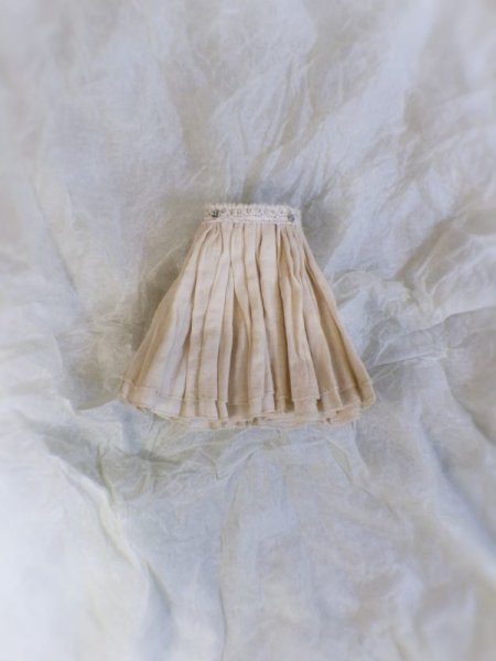 Photo1: 2 way vintage laced skirt (of find my red velvet set) (1)