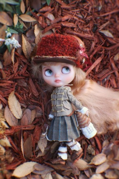 Photo16: Special flower leather fur boots (of find my red velvet set) (16)