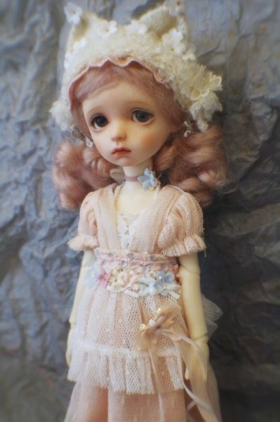 Photo13: warmly kitty flower head band (of The beginning of Dream ) (13)